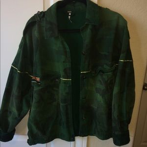 Army Green Free People Jacket